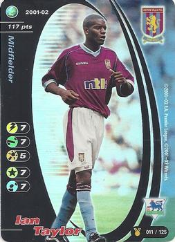 2001 Wizards Football Champions Premier League 2001-2002 Update #11 Ian Taylor Front