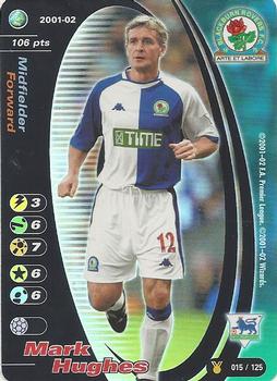 2001 Wizards Football Champions Premier League 2001-2002 Update #15 Mark Hughes Front
