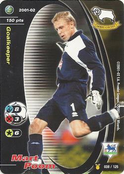 2001 Wizards Football Champions Premier League 2001-2002 Update #38 Mart Poom Front