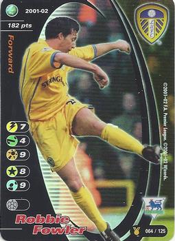 2001 Wizards Football Champions Premier League 2001-2002 Update #64 Robbie Fowler Front