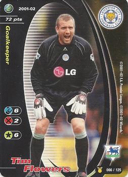 2001 Wizards Football Champions Premier League 2001-2002 Update #66 Tim Flowers Front