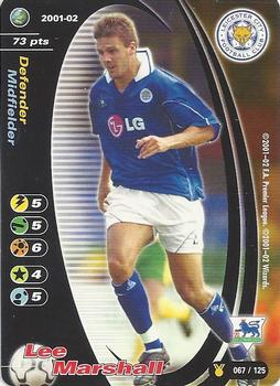 2001 Wizards Football Champions Premier League 2001-2002 Update #67 Lee Marshall Front