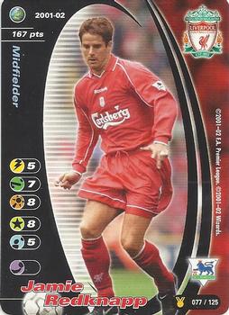 2001 Wizards Football Champions Premier League 2001-2002 Update #77 Jamie Redknapp Front