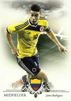 2016 Futera Unique World Football #53 James Rodriguez Front