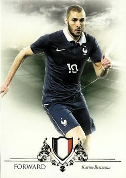2016 Futera Unique World Football #63 Karim Benzema Front