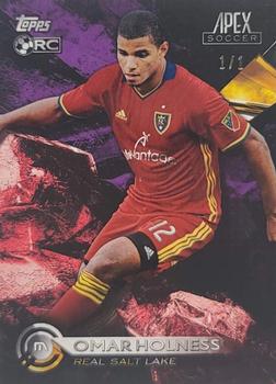 2016 Topps Apex MLS - Purple #102 Omar Holness Front