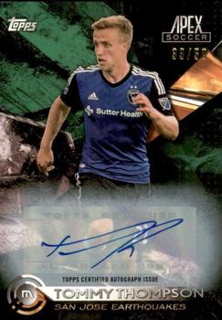 2016 Topps Apex MLS - Autographs Green #20 Tommy Thompson Front