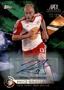 2016 Topps Apex MLS - Autographs Green #21 Mike Grella Front