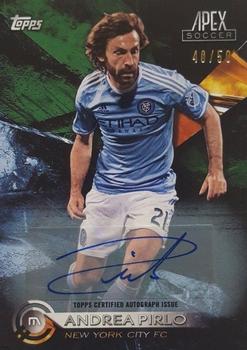 2016 Topps Apex MLS - Autographs Green #48 Andrea Pirlo Front