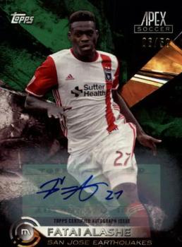 2016 Topps Apex MLS - Autographs Green #58 Fatai Alashe Front