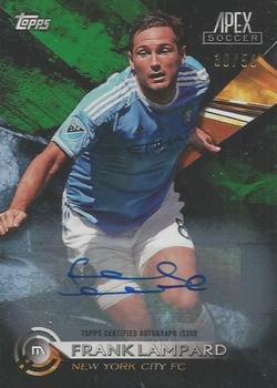 2016 Topps Apex MLS - Autographs Green #62 Frank Lampard Front