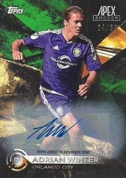 2016 Topps Apex MLS - Autographs Green #74 Adrian Winter Front