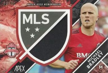 2016 Topps Apex MLS - Crest Jumbo Relics #CJR-MBR Michael Bradley Front