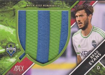 2016 Topps Apex MLS - Crest Jumbo Relics Red Patch #CJR-BE Brad Evans Front