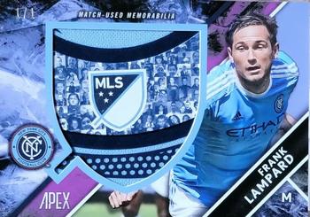 2016 Topps Apex MLS - Crest Jumbo Relics Purple Shield #CJR-FL Frank Lampard Front