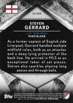 2016 Topps Apex MLS - Global Influence #GI-SGE Steven Gerrard Back