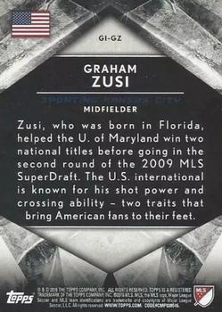 2016 Topps Apex MLS - Global Influence Green #GI-GZ Graham Zusi Back