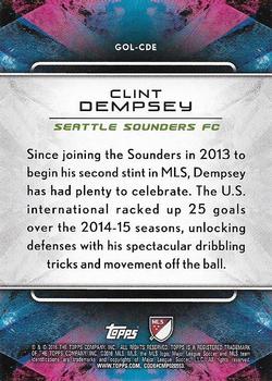 2016 Topps Apex MLS - Golazo! #GOL-CDE Clint Dempsey Back