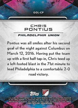 2016 Topps Apex MLS - Golazo! #GOL-CP Chris Pontius Back
