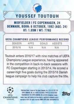 2017 Topps UEFA Champions League Showcase #73 Youssef Toutouh Back