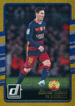2016-17 Donruss - Gold #29 Lionel Messi Front