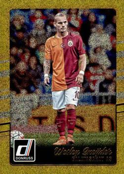 2016-17 Donruss - Gold #99 Wesley Sneijder Front