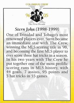 2005 Columbus Crew 1995-2005 Tenth Anniversary #NNO Stern John Back