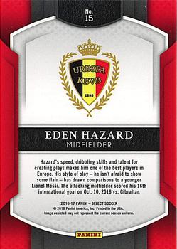 2016-17 Panini Select #15 Eden Hazard Back