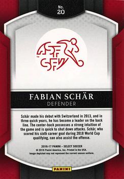2016-17 Panini Select #20 Fabian Schar Back
