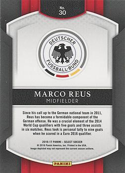 2016-17 Panini Select #30 Marco Reus Back