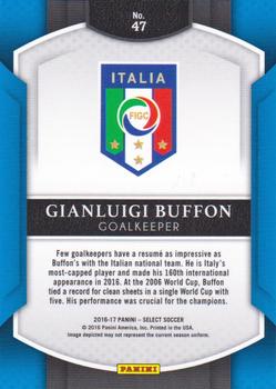 2016-17 Panini Select #47 Gianluigi Buffon Back