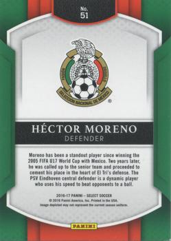 2016-17 Panini Select #51 Hector Moreno Back