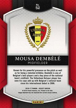 2016-17 Panini Select #52 Mousa Dembele Back