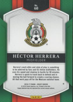 2016-17 Panini Select #68 Hector Herrera Back
