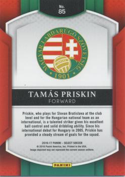 2016-17 Panini Select #85 Tamas Priskin Back