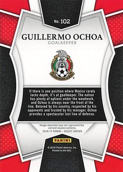 2016-17 Panini Select #102 Guillermo Ochoa Back