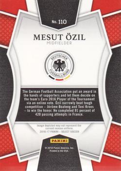 2016-17 Panini Select #110 Mesut Ozil Back