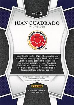 2016-17 Panini Select #140 Juan Cuadrado Back
