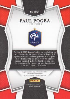 2016-17 Panini Select #156 Paul Pogba Back