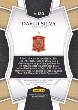 2016-17 Panini Select #180 David Silva Back