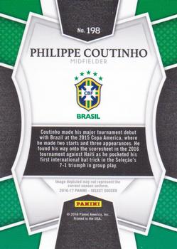 2016-17 Panini Select #198 Philippe Coutinho Back