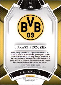 2016-17 Panini Select #216 Lukasz Piszczek Back