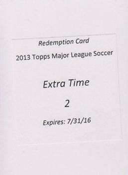 2013 Topps MLS - Extra Time Redemption #2 Michael Bradley Front