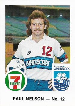 1983 7-Eleven Vancouver Whitecaps #12 Paul Nelson Front