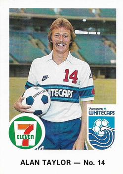 1983 7-Eleven Vancouver Whitecaps #14 Alan Taylor Front