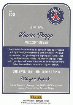 2016-17 Donruss - Holographic #128 Kevin Trapp Back