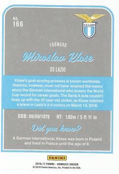 2016-17 Donruss - Swirlorama #166 Miroslav Klose Back