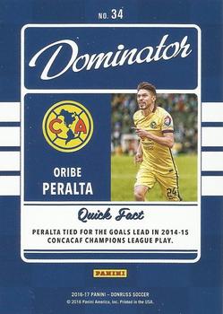 2016-17 Donruss - Dominators #34 Oribe Peralta Back