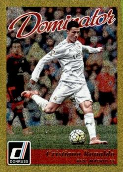 2016-17 Donruss - Dominators Gold #22 Cristiano Ronaldo Front
