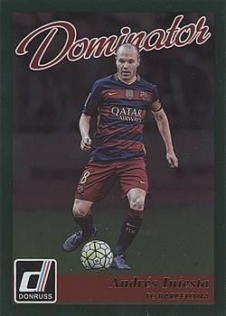 2016-17 Donruss - Dominators Holographic #49 Andres Iniesta Front